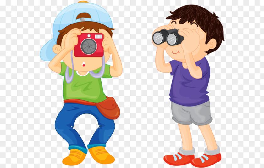 Cartoon Binoculars Child PNG