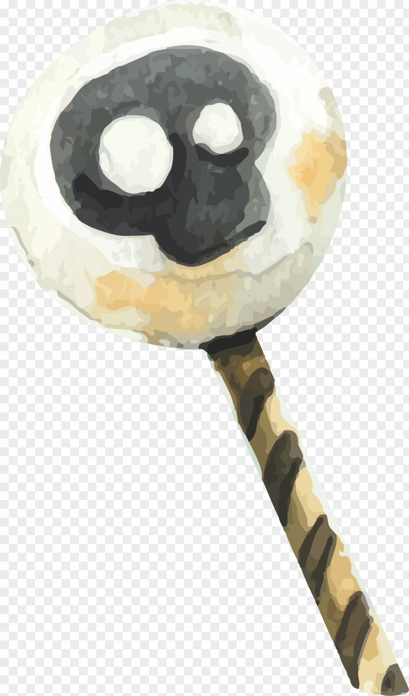 Cartoon Skull Lollipop PNG