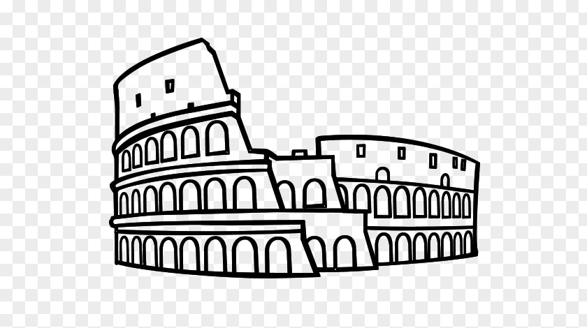 Colosseum Drawing Painting Roman Art Ancient Rome PNG