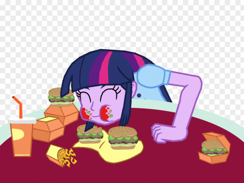 Eating Burger Twilight Sparkle Sunset Shimmer Pinkie Pie Applejack Pony PNG