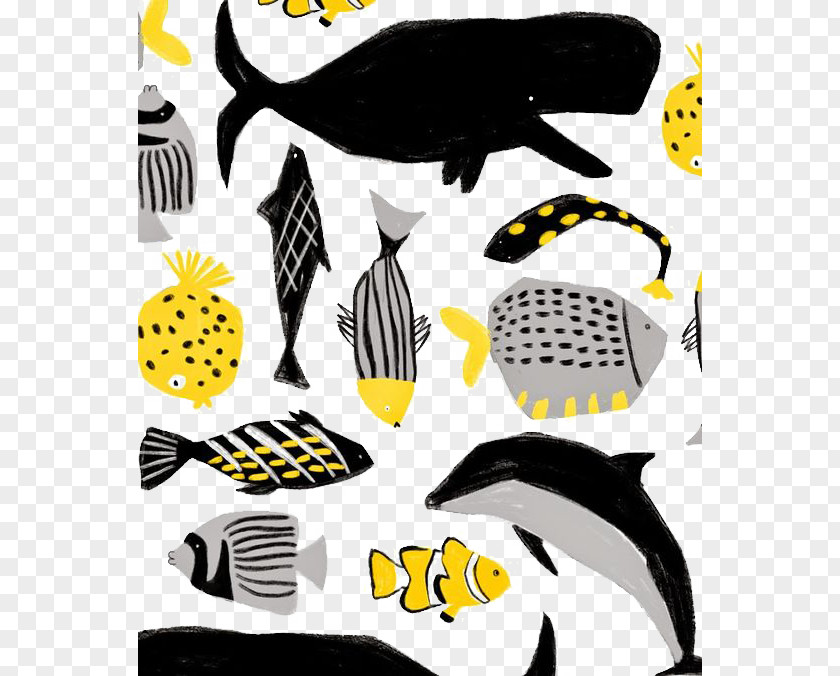 Fish Abstract Art Illustrator Color Illustration PNG