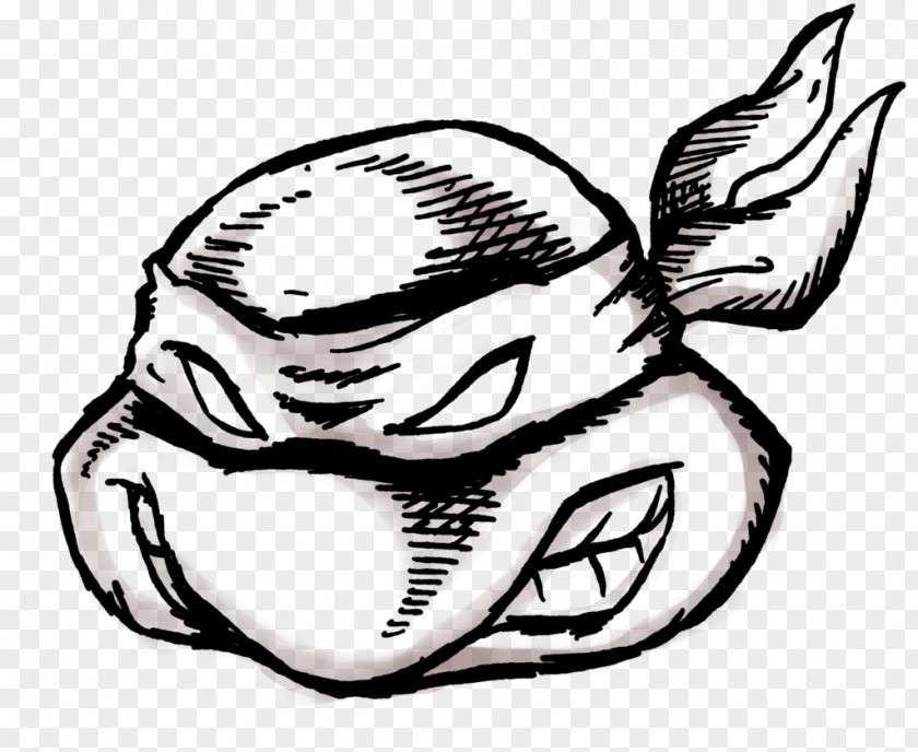 Ninja Black And White Leonardo Raphael Drawing Teenage Mutant Turtles PNG