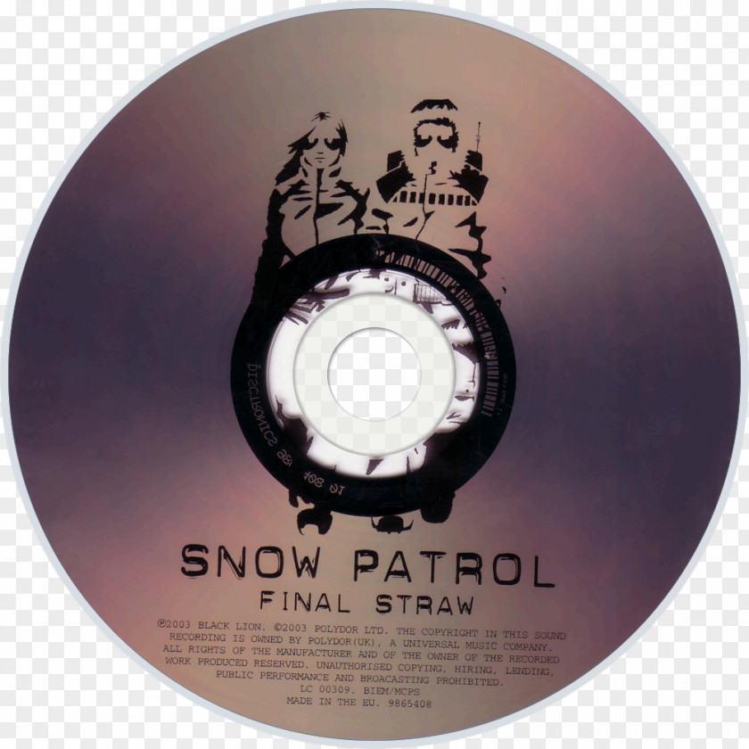 Snow Patrol Compact Disc Final Straw United States Album PNG