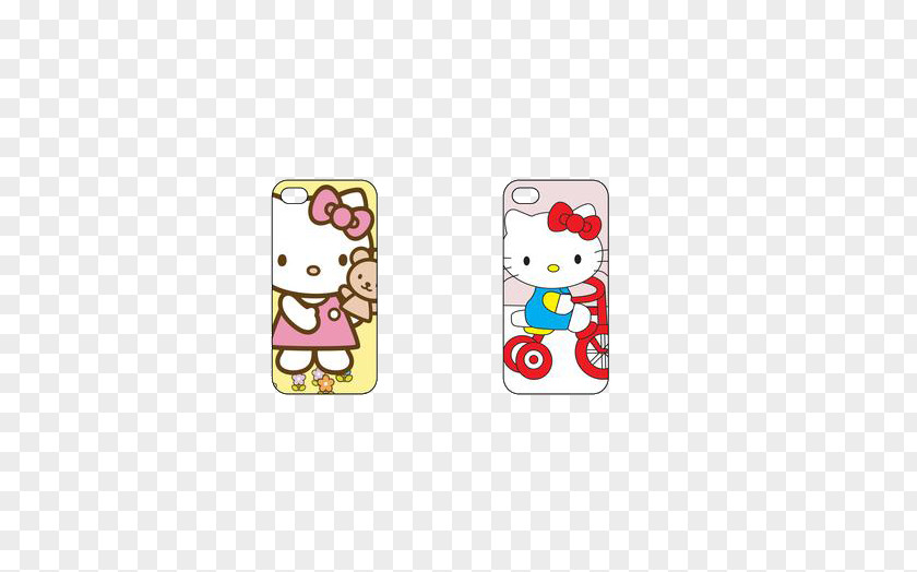 Cartoon Pattern Phone Case Hello Kitty PNG