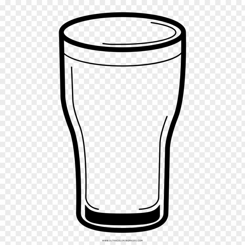 Color Fresco Pint Glass Beer Drawing Table-glass PNG