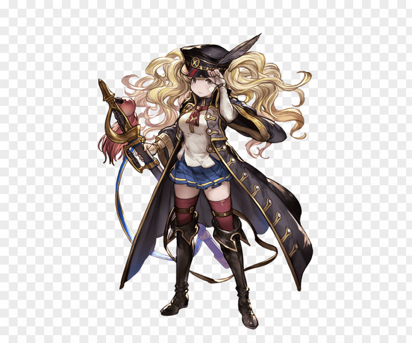 Fantasy Blue Crescent Granblue Rage Of Bahamut Character Video Game PNG