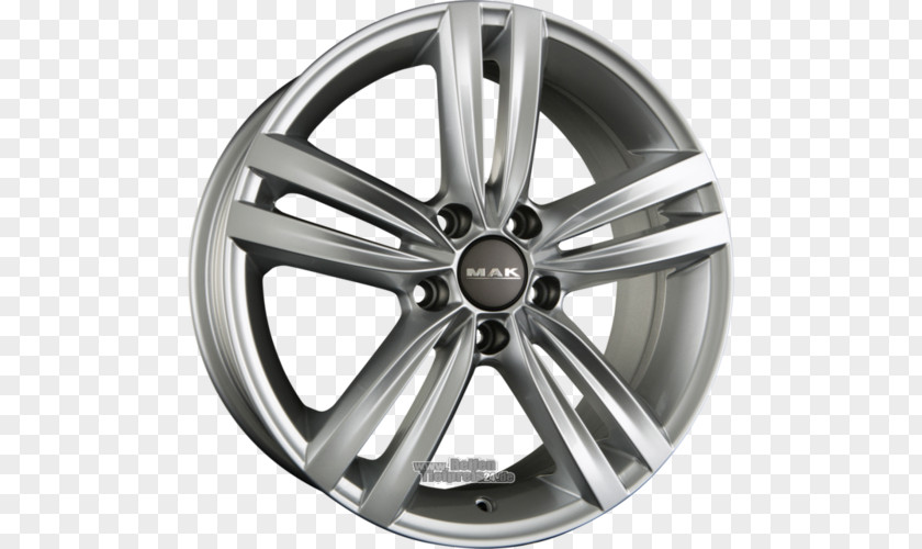 Mak Car Rim Tire Price Silver PNG