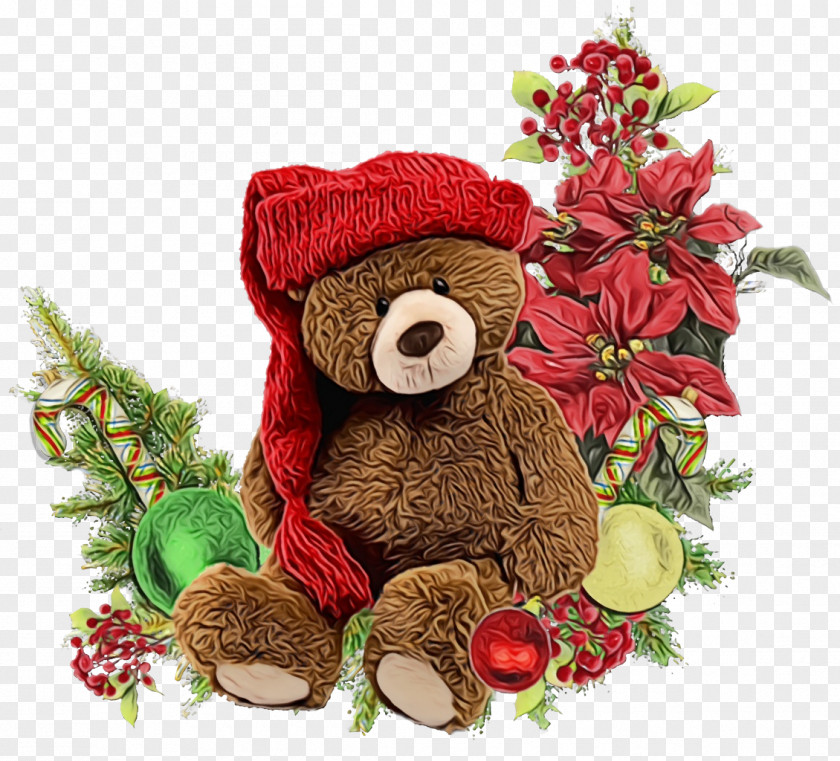 Valentines Day Plush Teddy Bear PNG