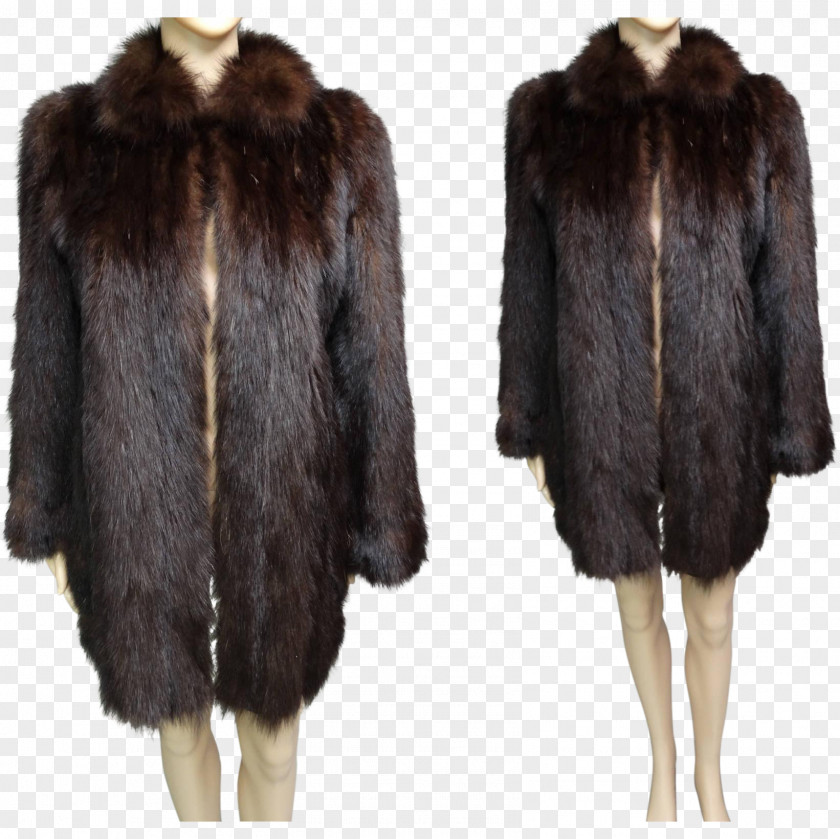 Fur Clothing Coat Jacket Vintage PNG