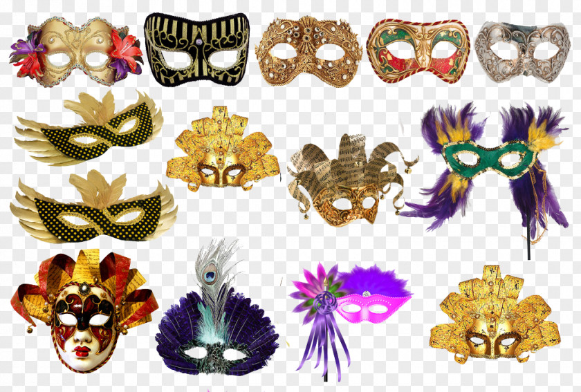 Halloween Mask Carnival Masquerade Ball PNG
