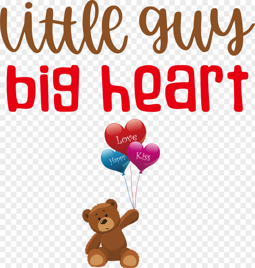 Little Guy Big Heart Valentines Day Quote PNG