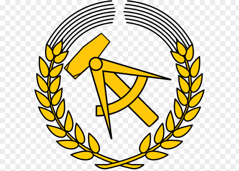 National Emblem Of East Germany Coat Arms PNG