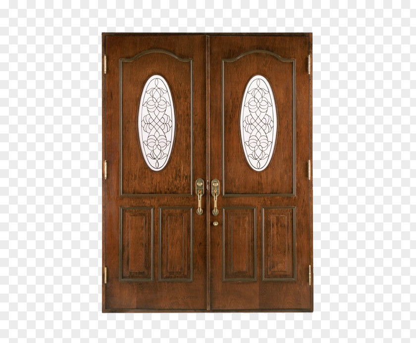 Brown Closed Door Window Wood PNG