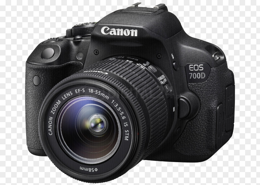 Canon EOS 700D 80D EF-S 18–55mm Lens Digital SLR Camera PNG