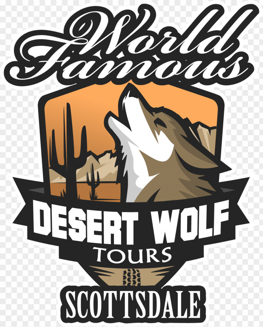Desert Wolf Tours Gray Logo Real Estate Group PNG