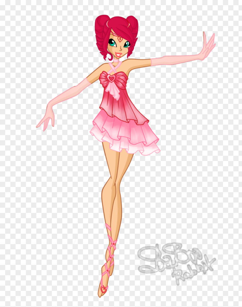 Fairy Cartoon Figurine Pink M PNG