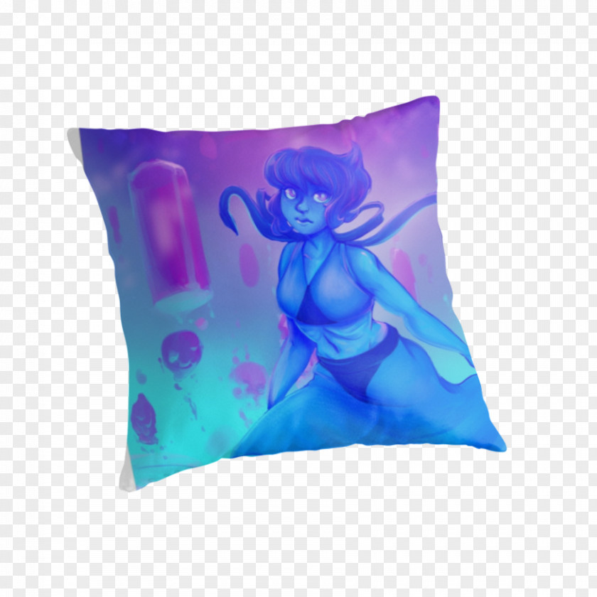 Lapis Lazuli Baseball Cushion Throw Pillows PNG