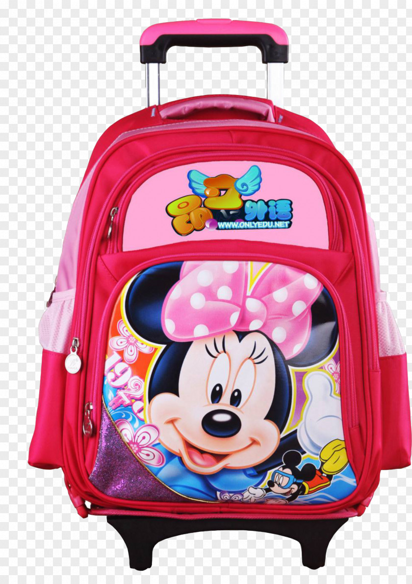 Pink Primary Schoolbag Bag Backpack Satchel PNG