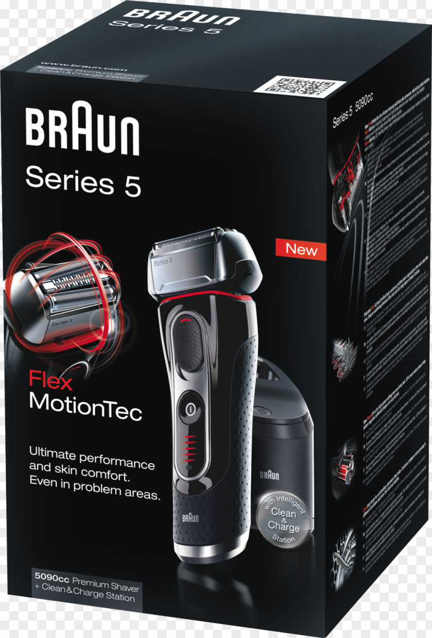 Razor Electric Razors & Hair Trimmers Shaving Braun Series 5 5090cc PNG