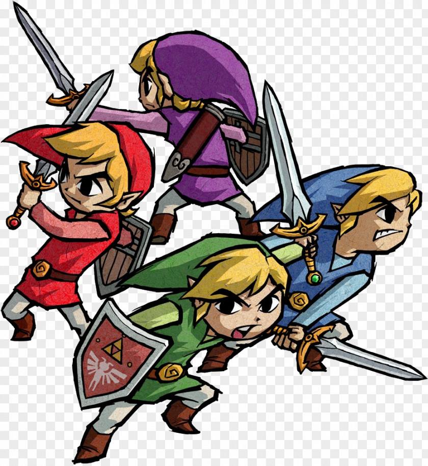 The Legend Of Zelda Zelda: Four Swords Adventures A Link To Past And GameCube PNG