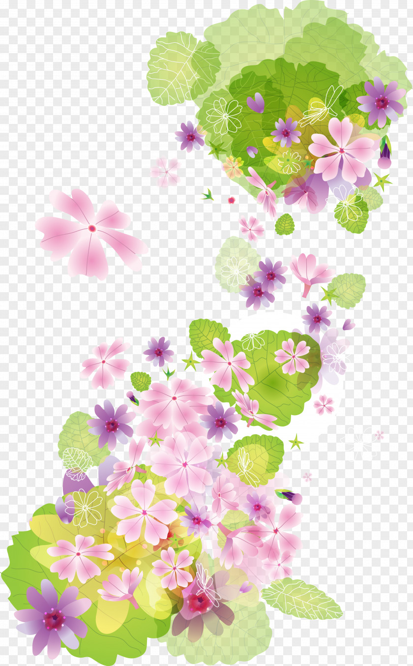 8 Flower Color Clip Art PNG