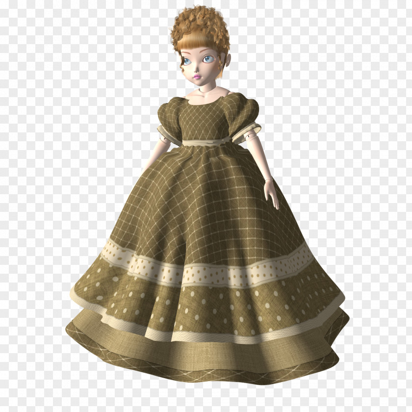 Bonecas Dots Per Inch Gown PNG