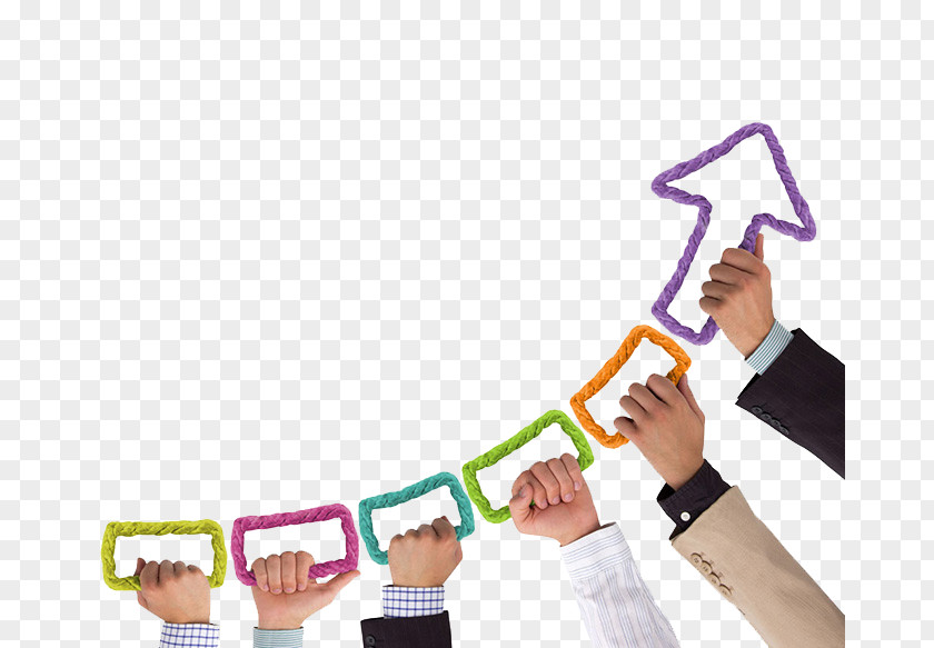 Business Cooperation Arrow PNG