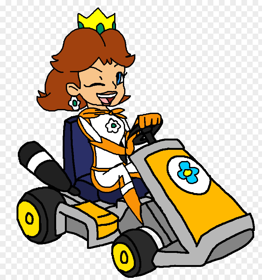 Mario Bros Kart Wii New Super Bros. Princess Daisy PNG