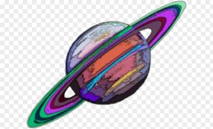Planet Saturn: The Ringed Sticker Ring System PNG