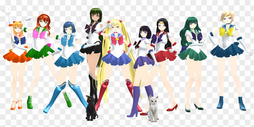 Scout Sailor Moon Chibiusa Saturn Jupiter Senshi PNG