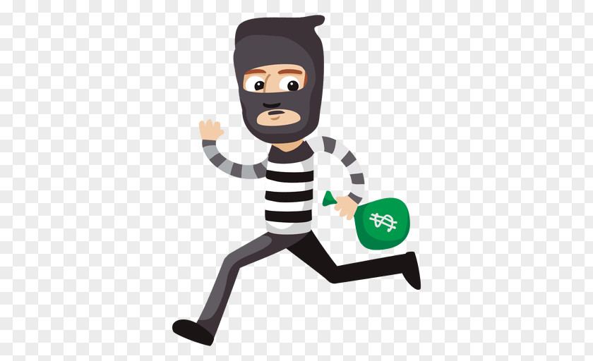 Thief Robbery Theft Cartoon Clip Art PNG