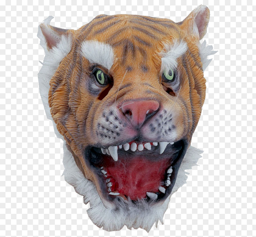 Tiger Mask Costume Party Headgear PNG
