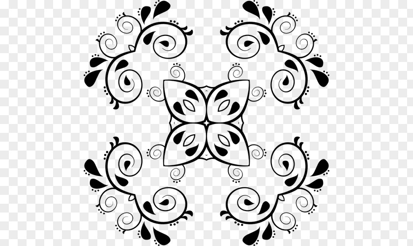 Design Paisley Line Art Clip PNG