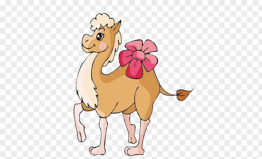 Camel Cartoon Material PNG