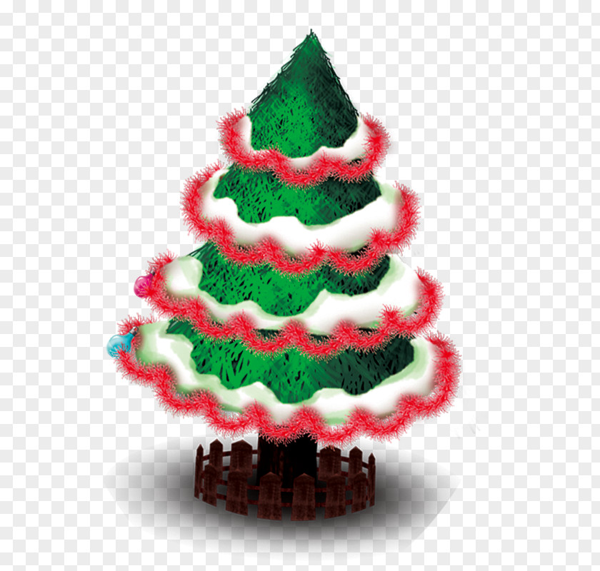Christmas Tree Vector Material PNG