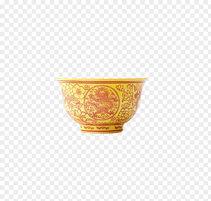 Jingdezhen Ceramic Dragon Rice Bowl Porcelain PNG