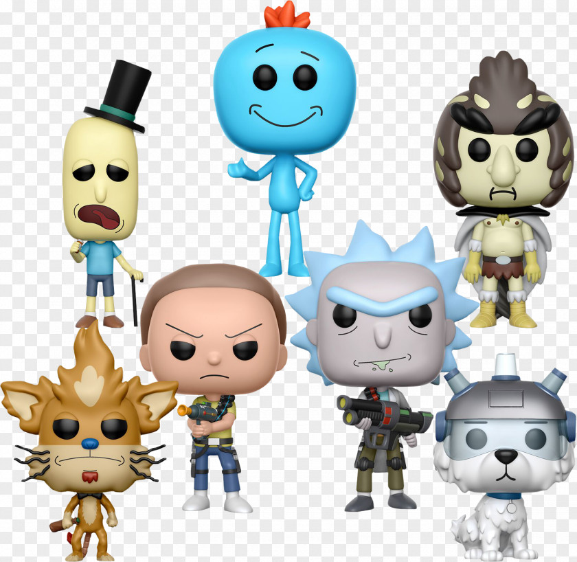 Rick And Morty Sanchez Smith Funko Toy Squanchy PNG