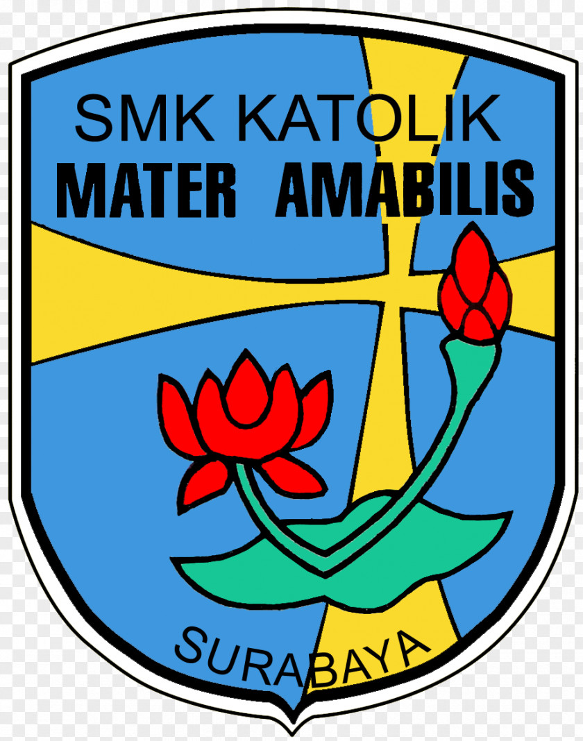 School Catholic Vocational High Mater Amabilis Logo SMKN 5 Bandung PNG