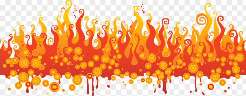 Vector Painted Flames Flame Colored Fire Clip Art PNG