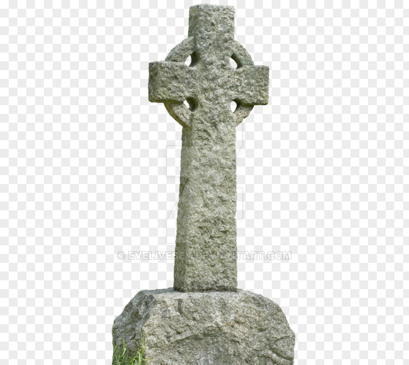Celtic Cross Headstone Christian PNG