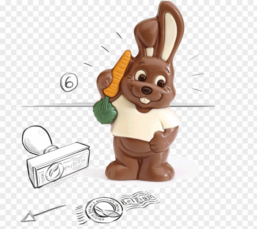 Chocolate Easter Bunny Tiny Rails Rabbit PNG