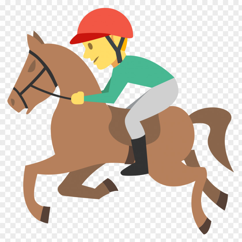 Horse Race Racing Emoji Equestrian PNG