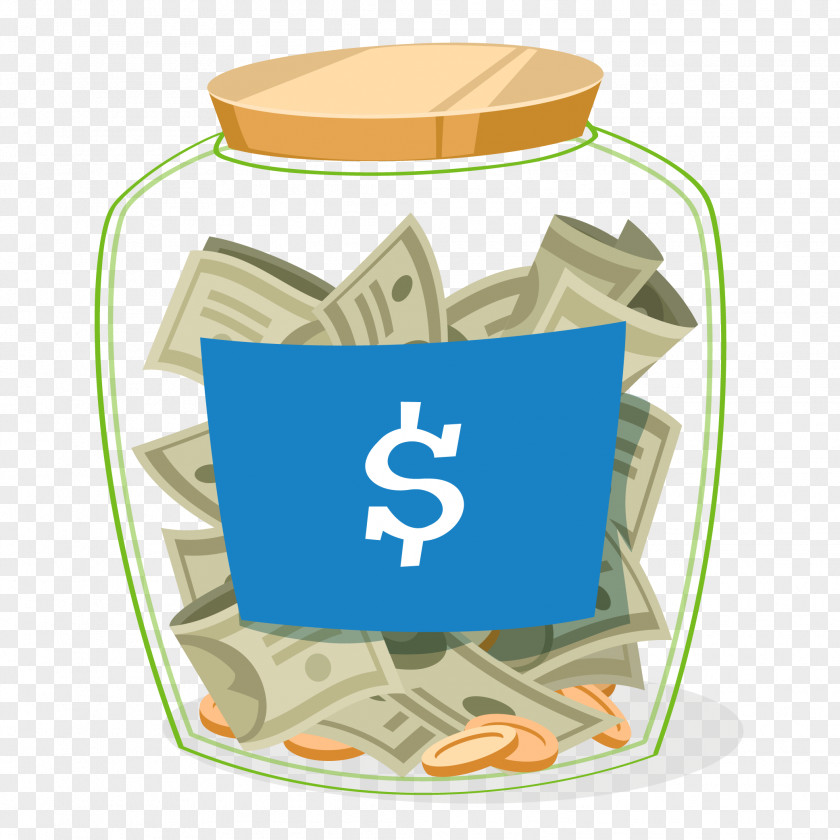 Jar Saving Money Pension Clip Art PNG