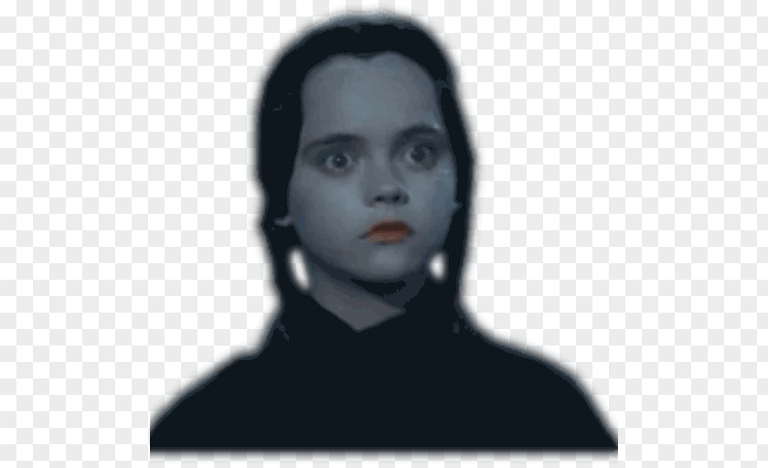 Wednesday Addams Telegram Sticker Charles Nose PNG