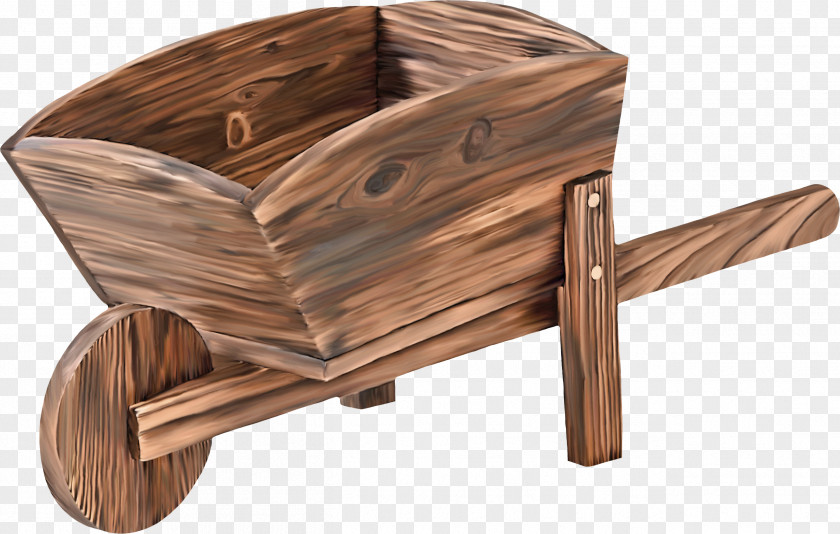 Wood Wheelbarrow Clip Art PNG