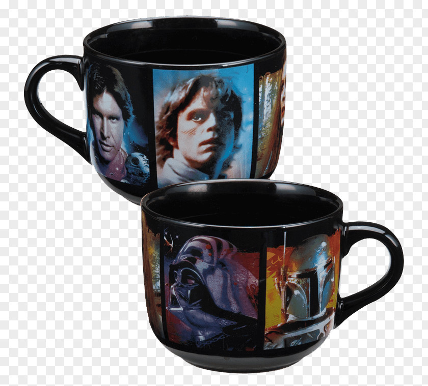 Ceramic Mug Coffee Cup Sticker Anakin Skywalker PNG