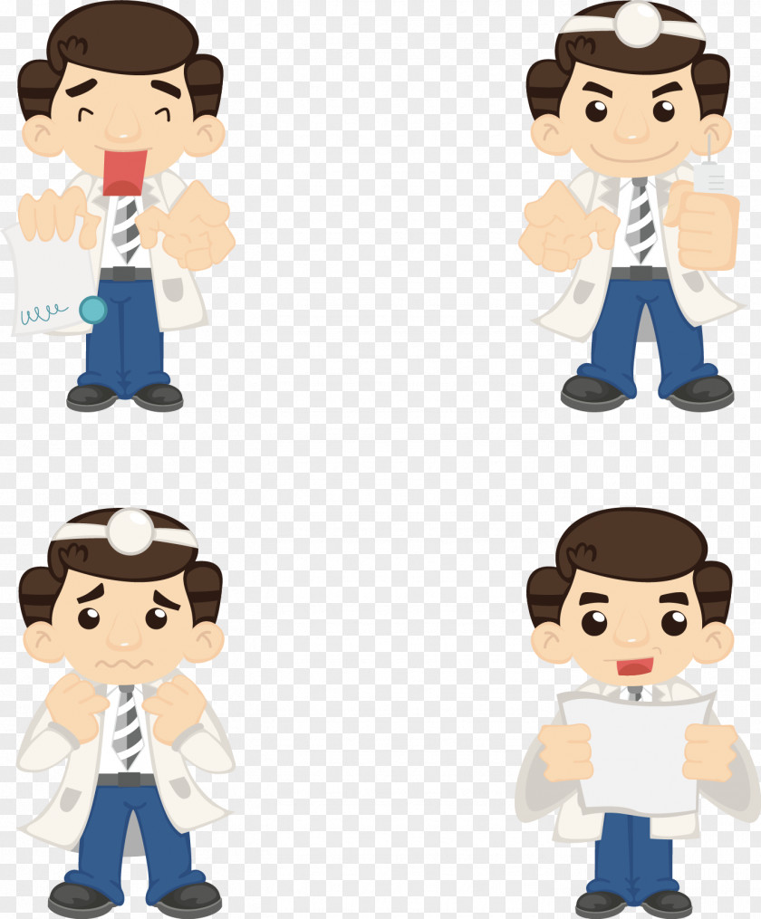 Doctor Cartoon Elements Physician Medicine PNG