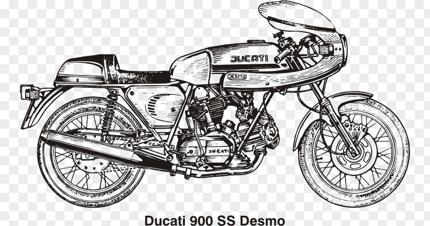 Ducati Scrambler Motorcycle SuperSport Clip Art PNG