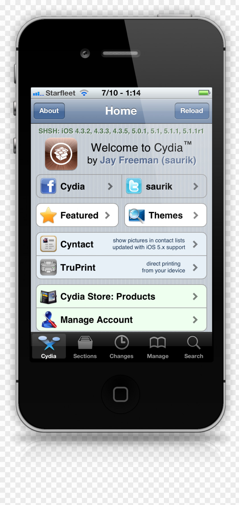Iphone IPod Touch IPhone Cydia IOS Jailbreaking PNG