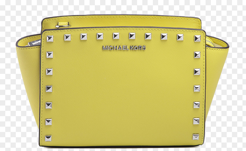 MichaelKors Michael Kors Leather Rivet Messenger Smiley Package Designer Handbag PNG